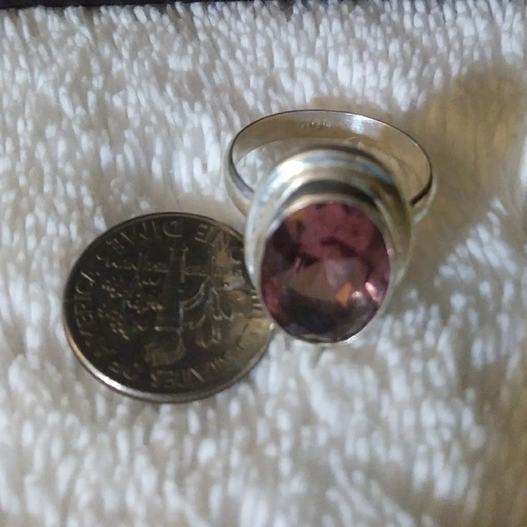 Jewelry - Genuine Amethyst 925 Silver Ring💜